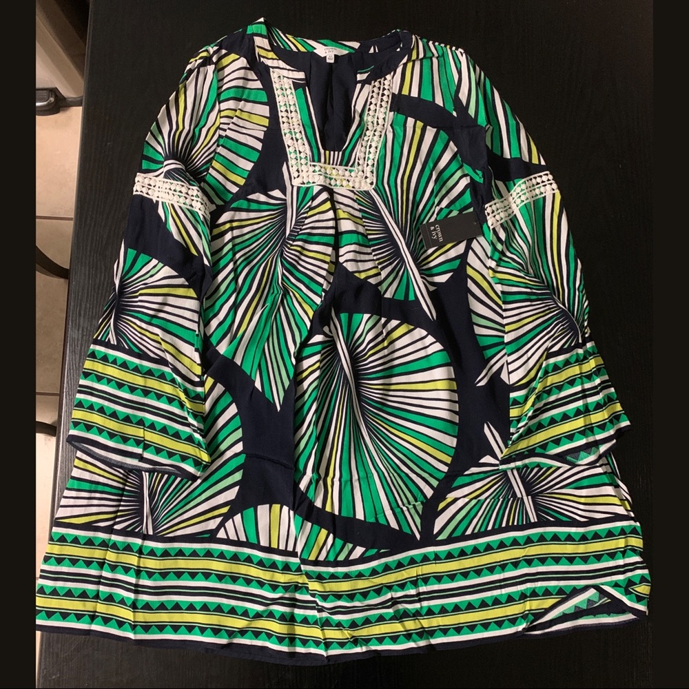 NWT Crown & Ivy Tropical Dress